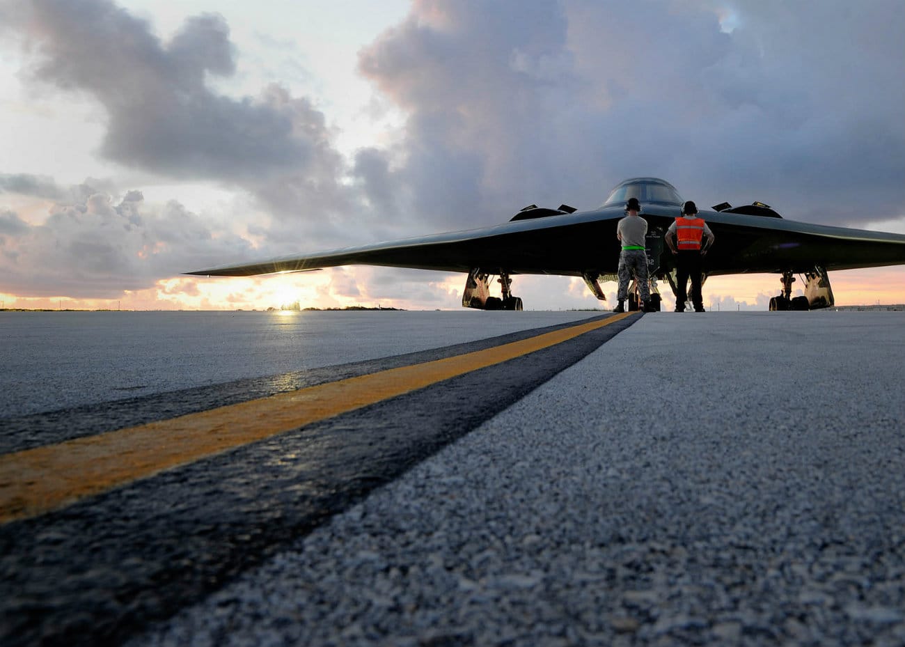 B 2 Spirit Preparing To Launch