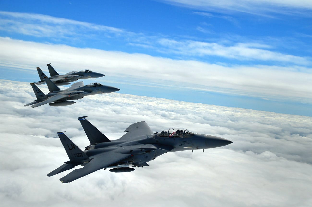 F-15 Eagles