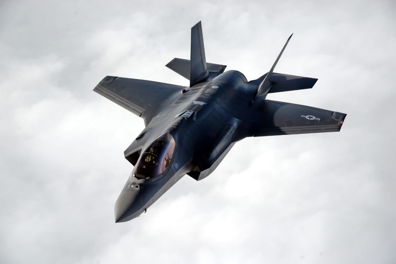 F-35 in air