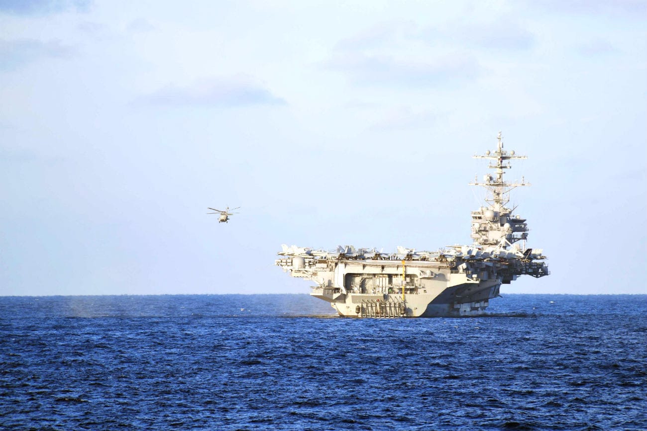 Aircraft carrier patroing