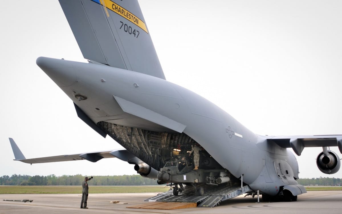 Apached Folded for Transport