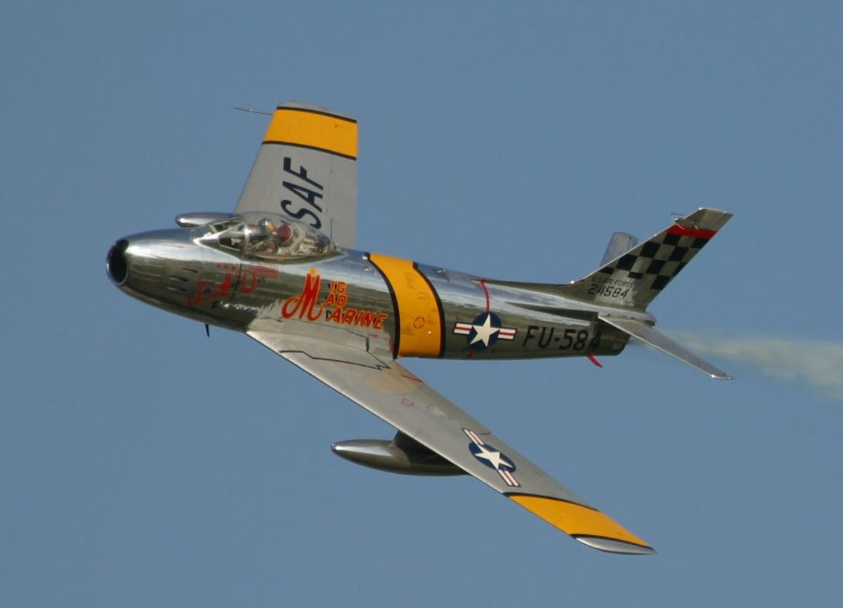 F-86 Sabre in Korean Era Livery