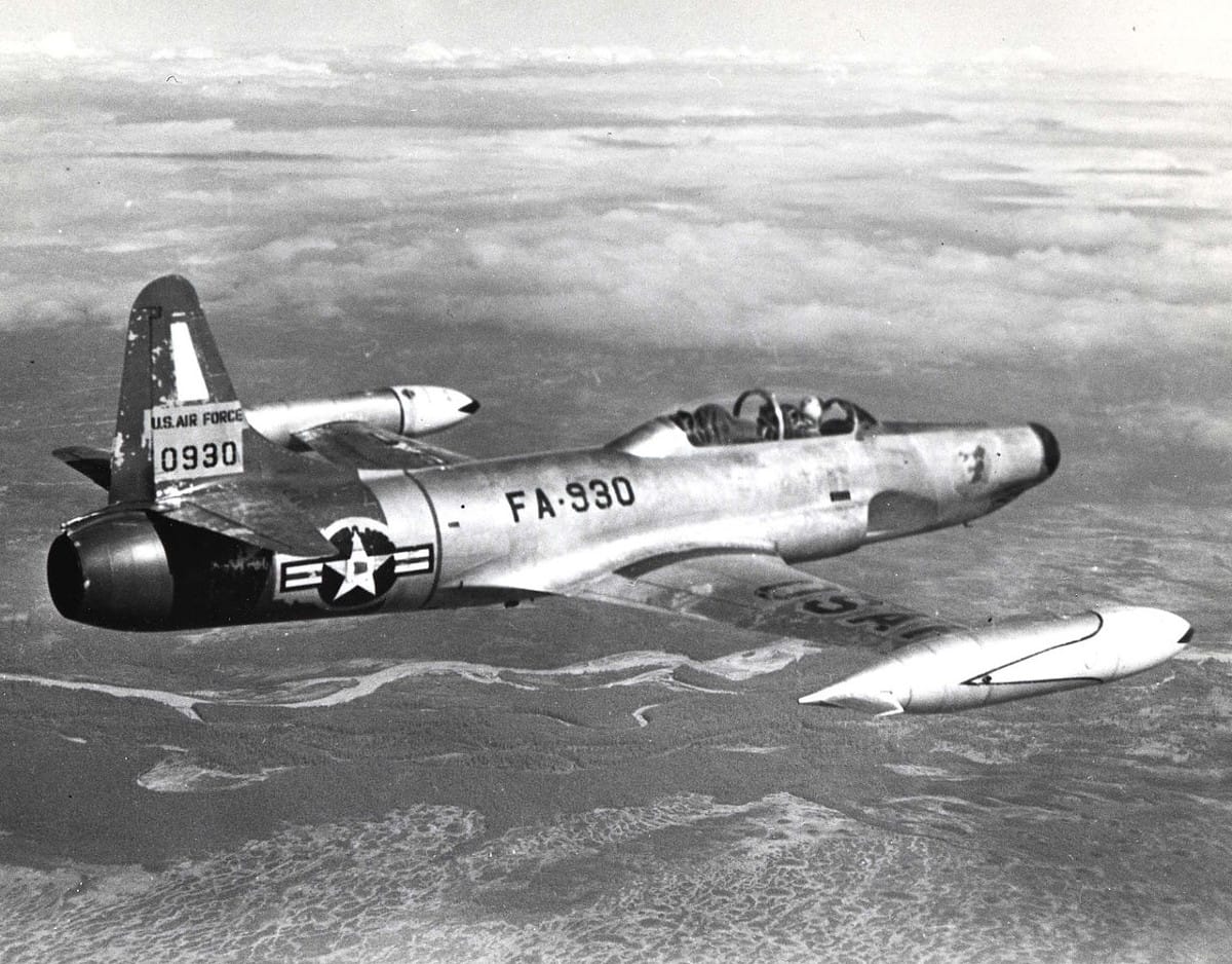 F-94B Starfighter Over Korea