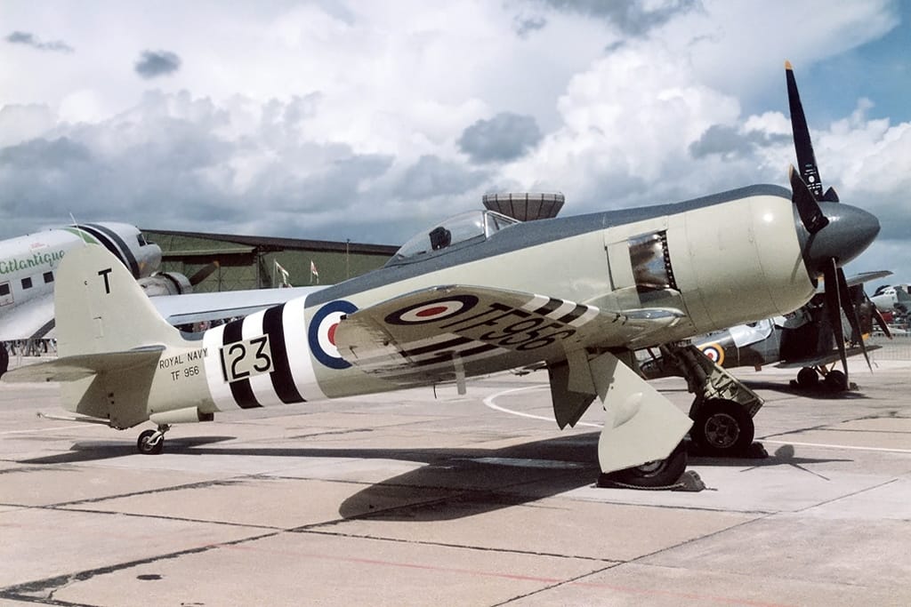Hawker Sea Fury in Korean War LIvery