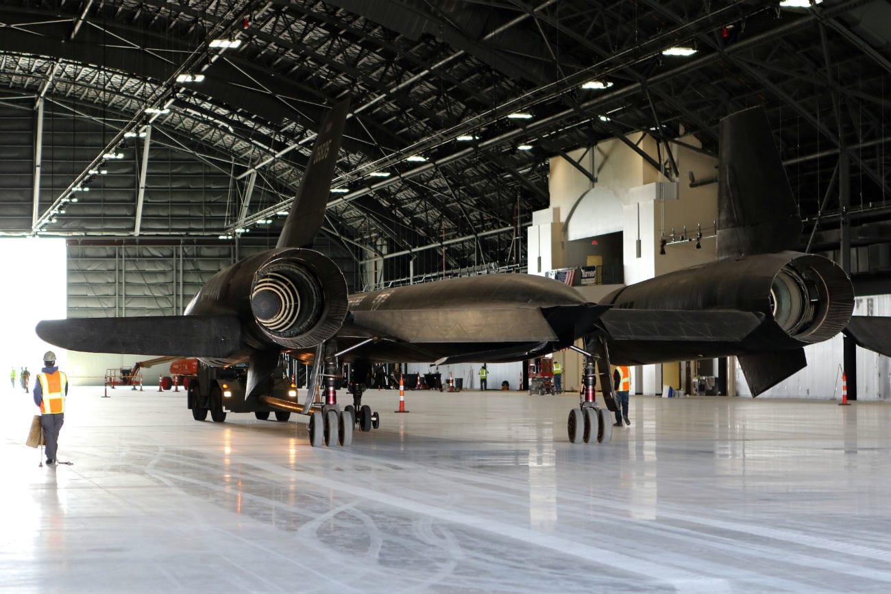Lockheed YF-12 - National Museum USAF hangar