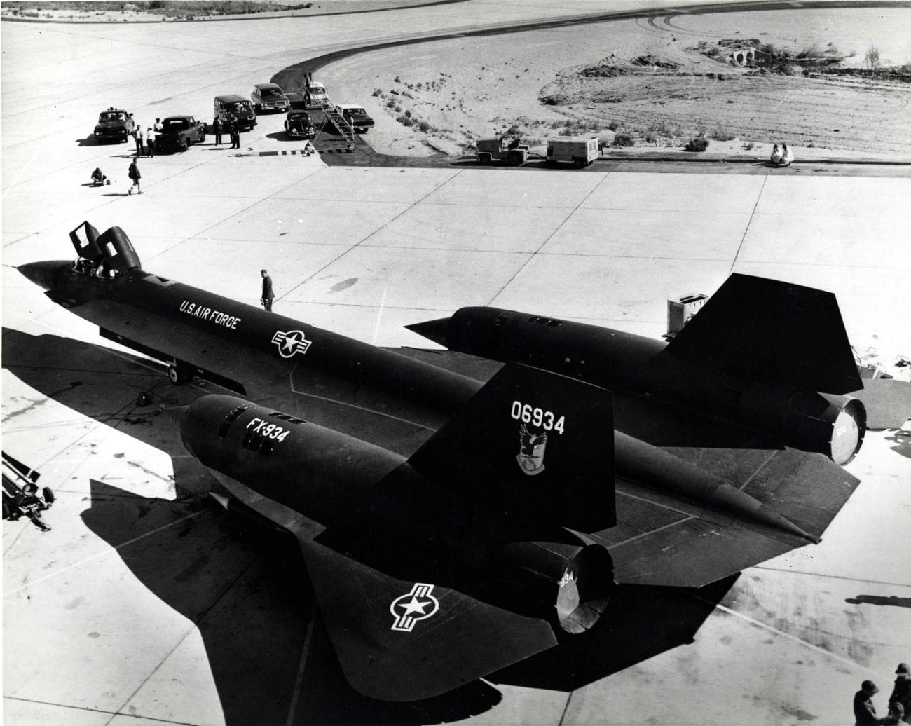Lockheed YF-12 - On the ground