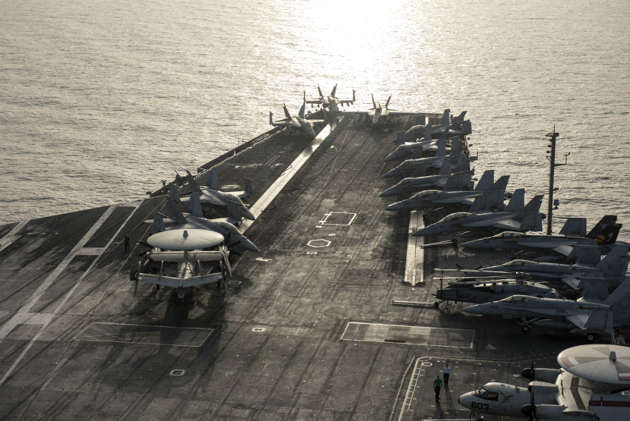 USS George HW bush US Aircraft Carrier images