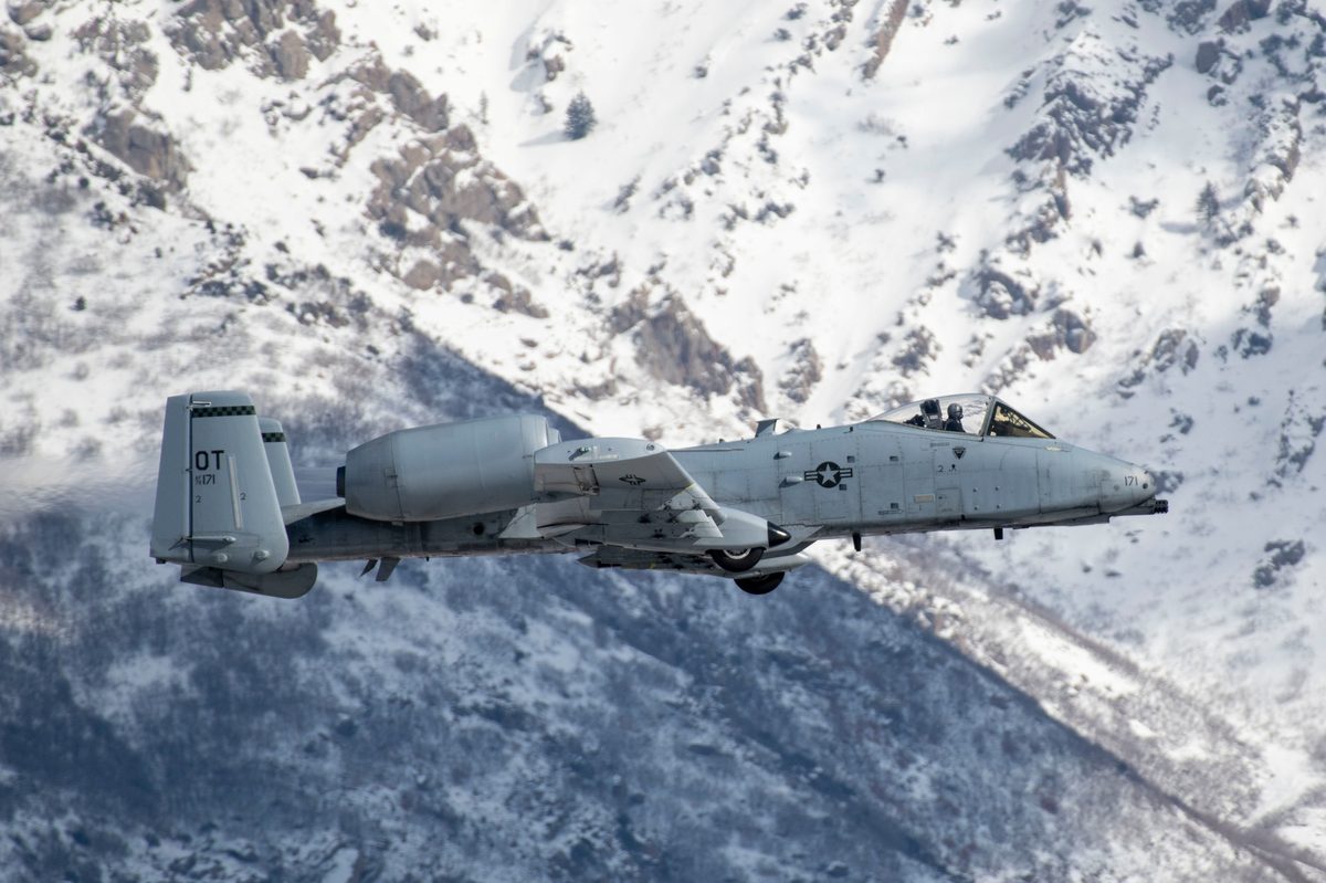 A-10 Thunderbolt II preparing for takeoff