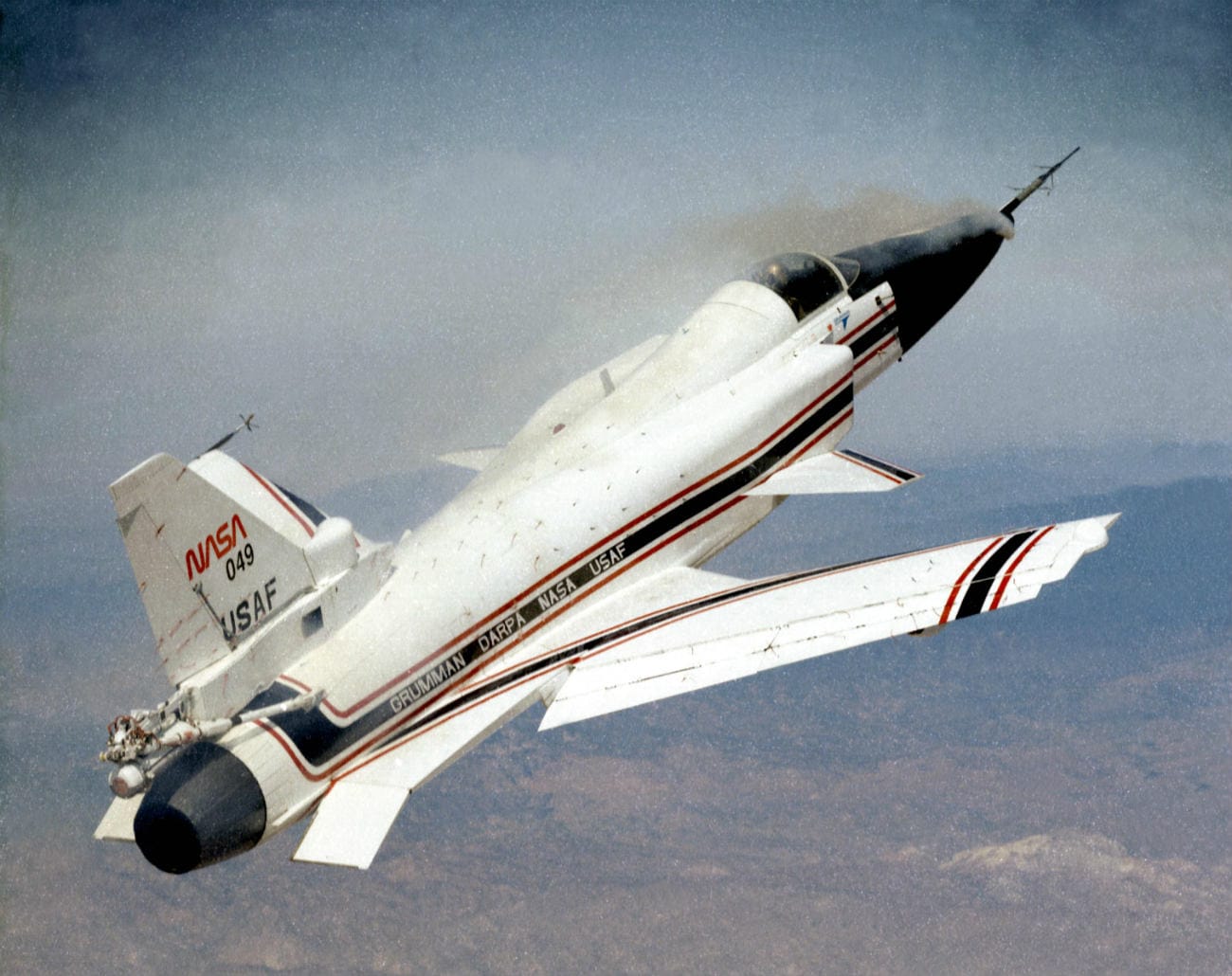 Grumman X-29 cruising altitude