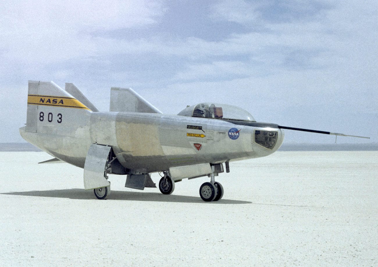 M2-F3 Lifting Body on the flight line