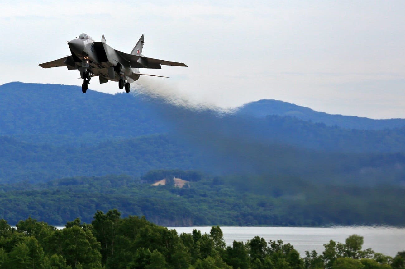 MiG-31 initial climb