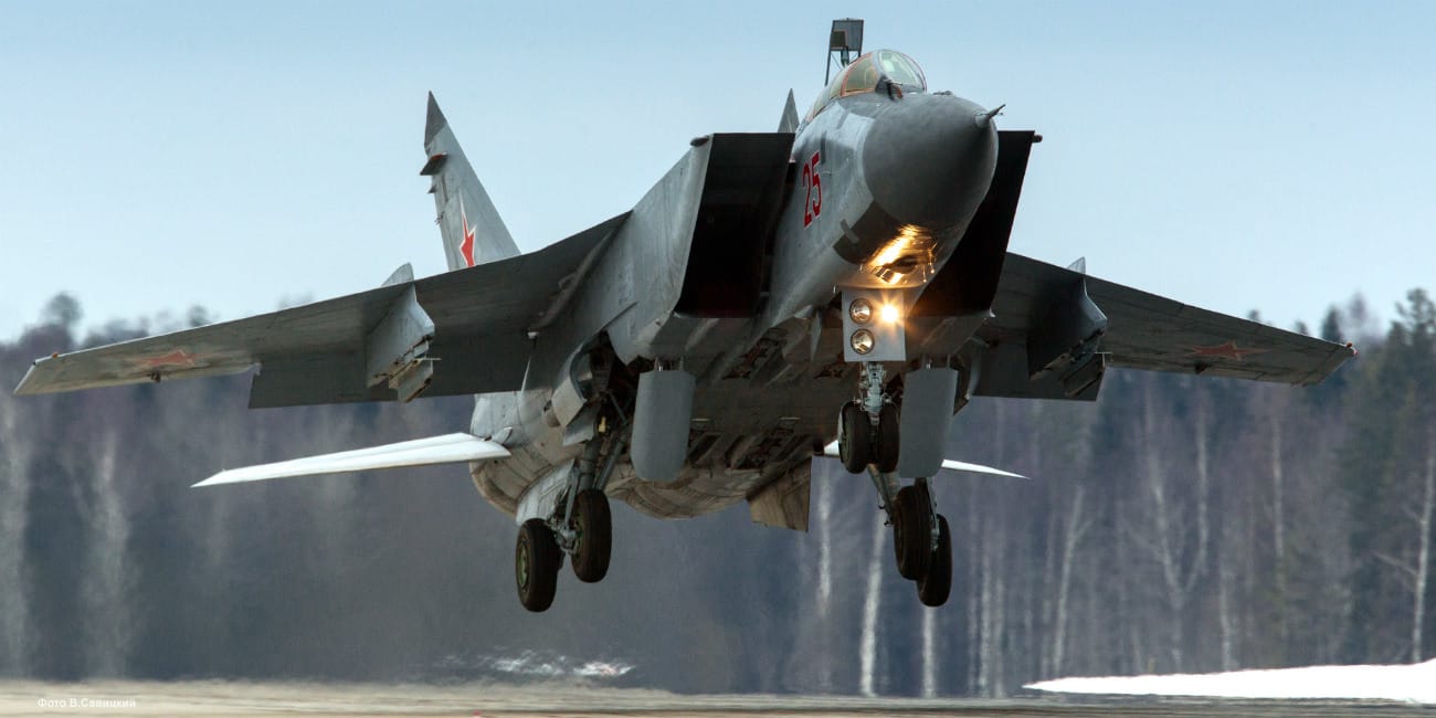 Mikoyan-Gurevich MiG-31 taking off