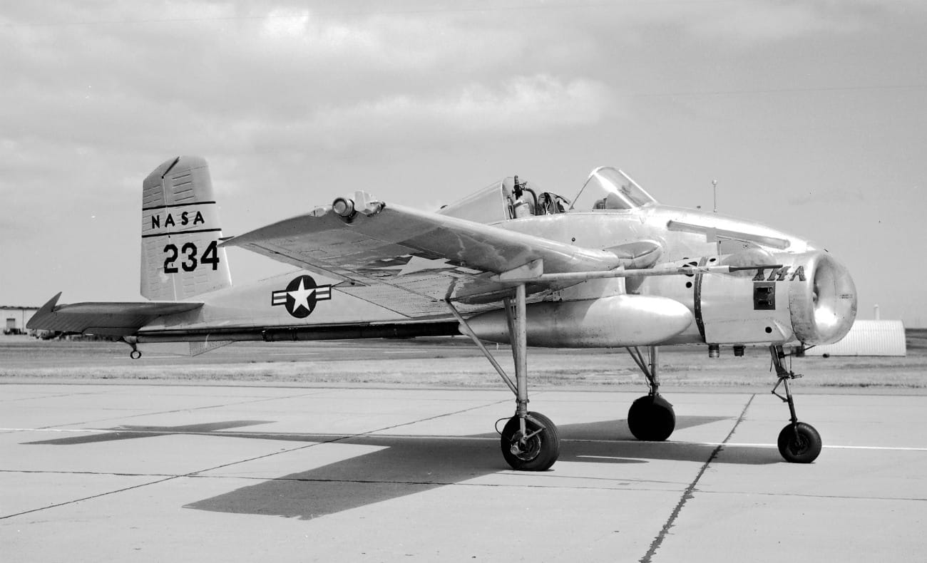 X 14A On The Flight Line