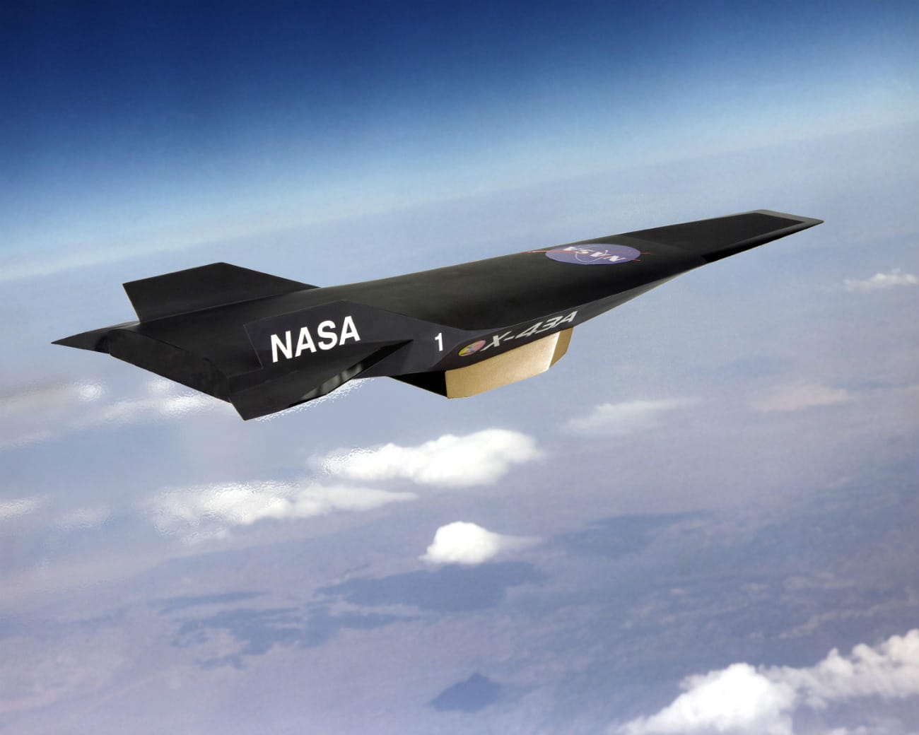 X-43A Hyper-X cruising altitude