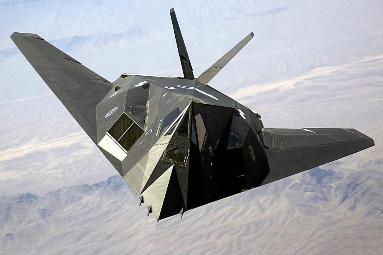 F-117A Nighthawk Stealth Fighter in flight