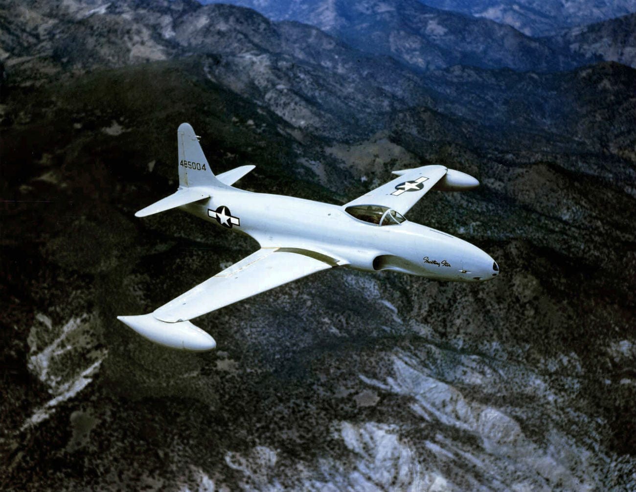 P-80 Shooting Star in flight