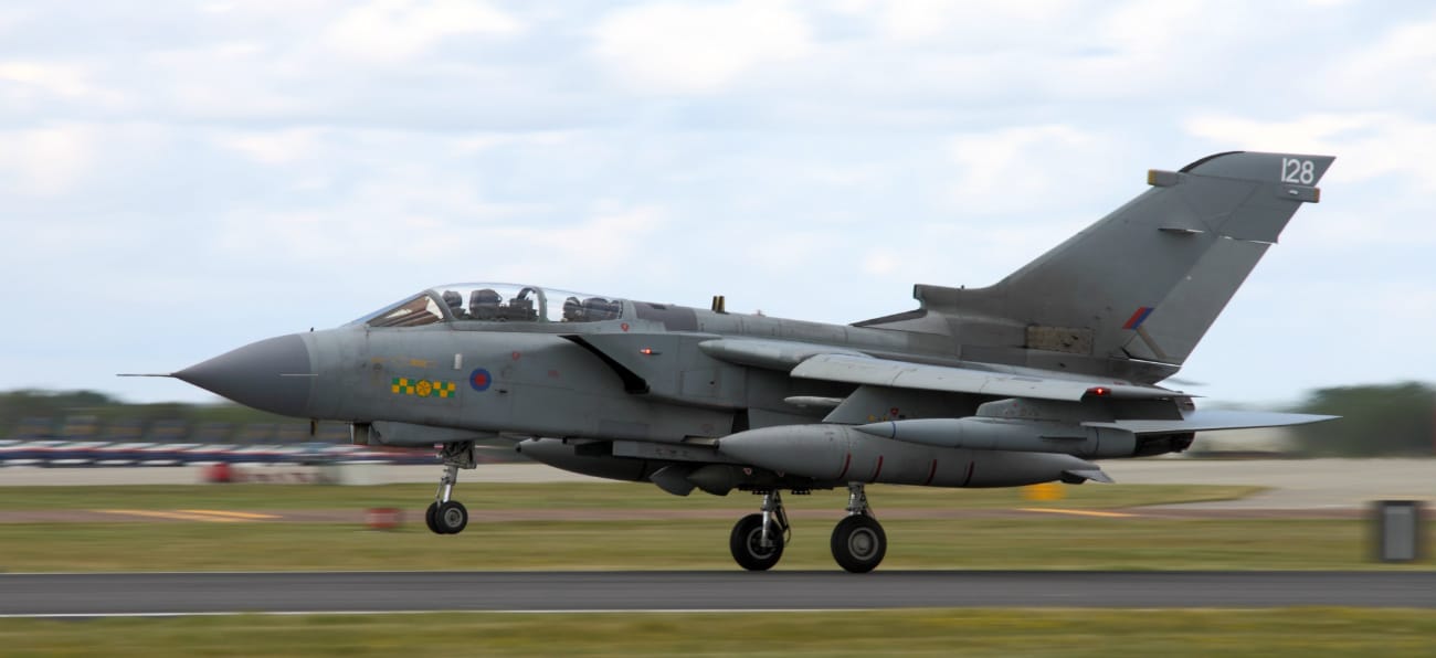 Captivating Images of Panavia Tornado taking off