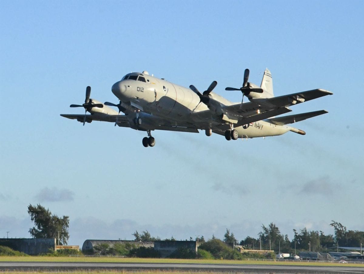 P-3 Orion taking off