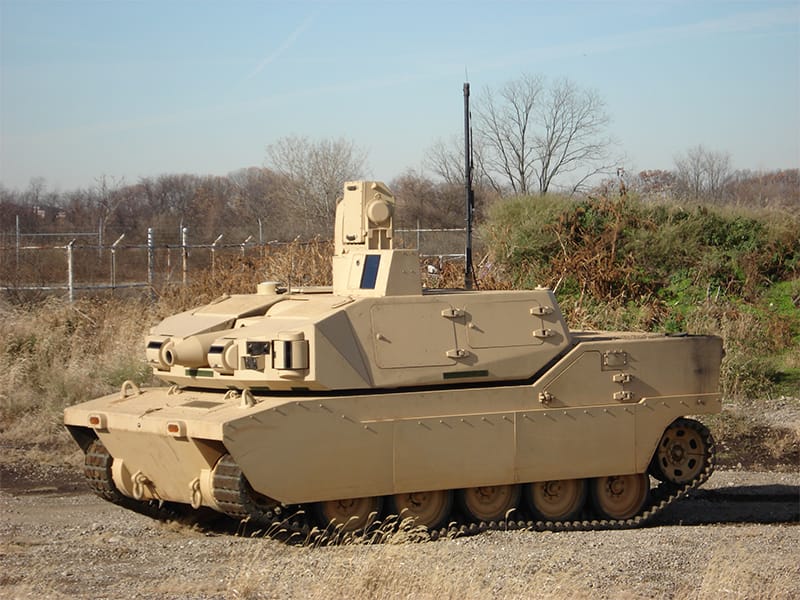 Black Knight Tank in field testing