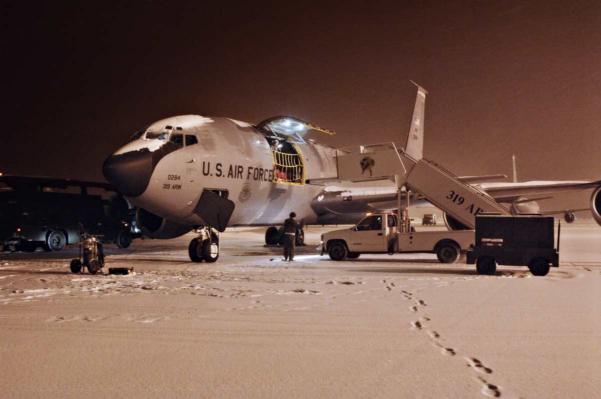 KC-135 at Grand Forks AFB