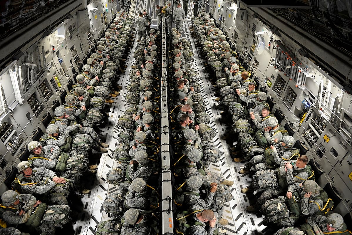 C-17 troops