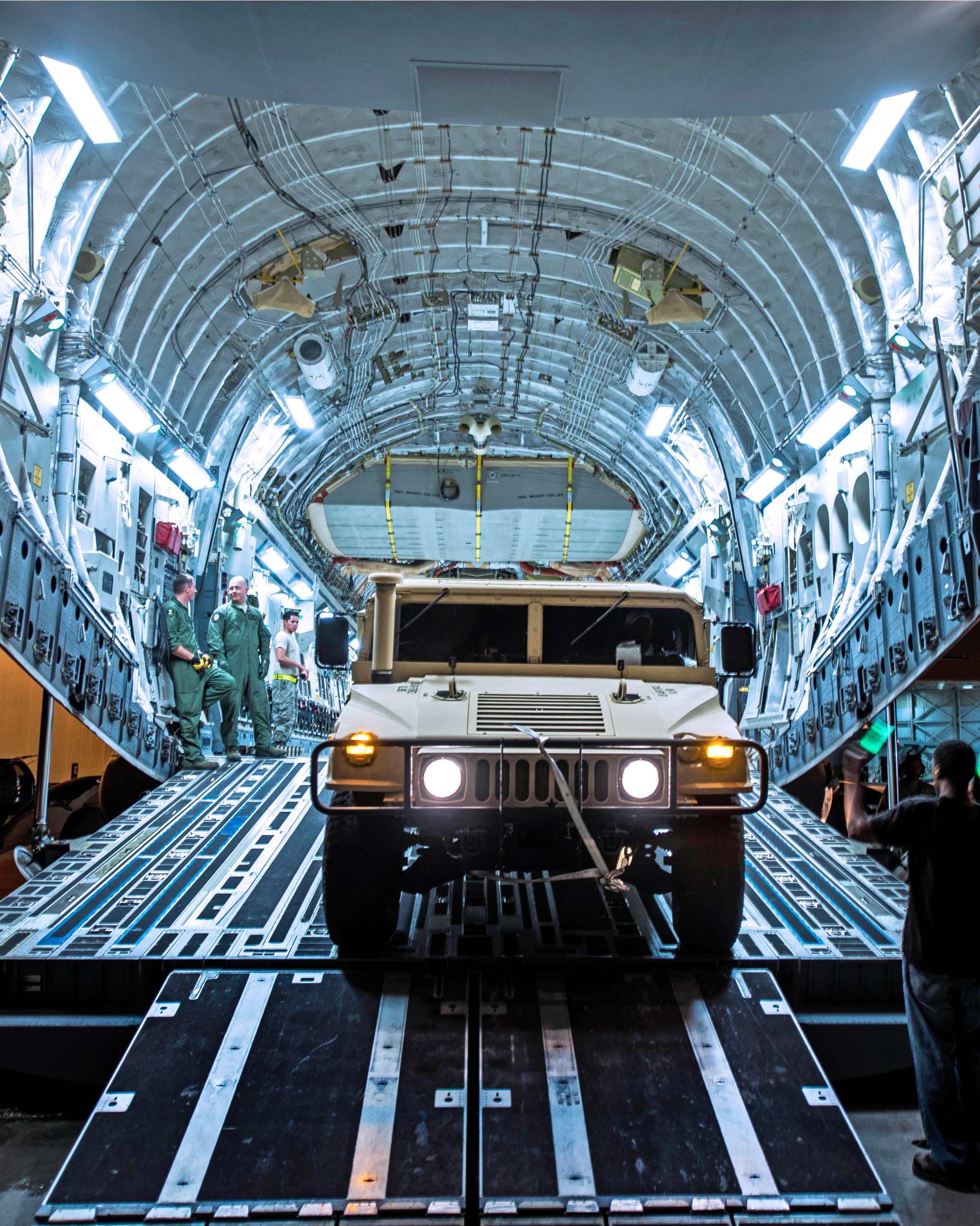 C-17 with HUMVEE