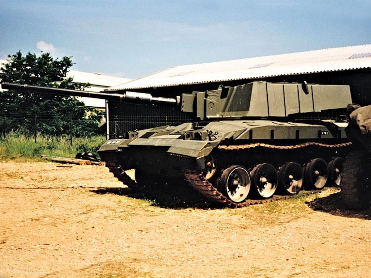 FV4601 MBT-80 prototype tank, one of only two ever built and the rarest tank in private hands