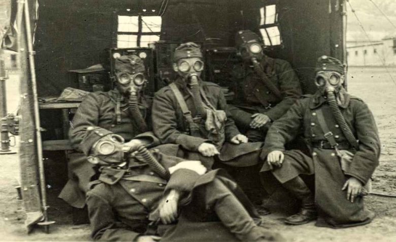 military gas masks