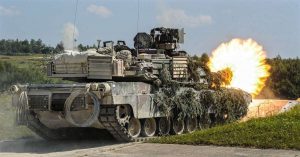 M1 Abrams firing