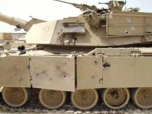 M1 Abrams IED Damage