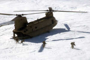 CH-47 Chinook in Snow