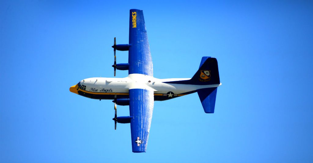 Blue Angels Fat Albert in Flight Military Machine