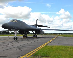 B-1b lancer parked