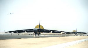B-52 Aircraft Parachute Taxi