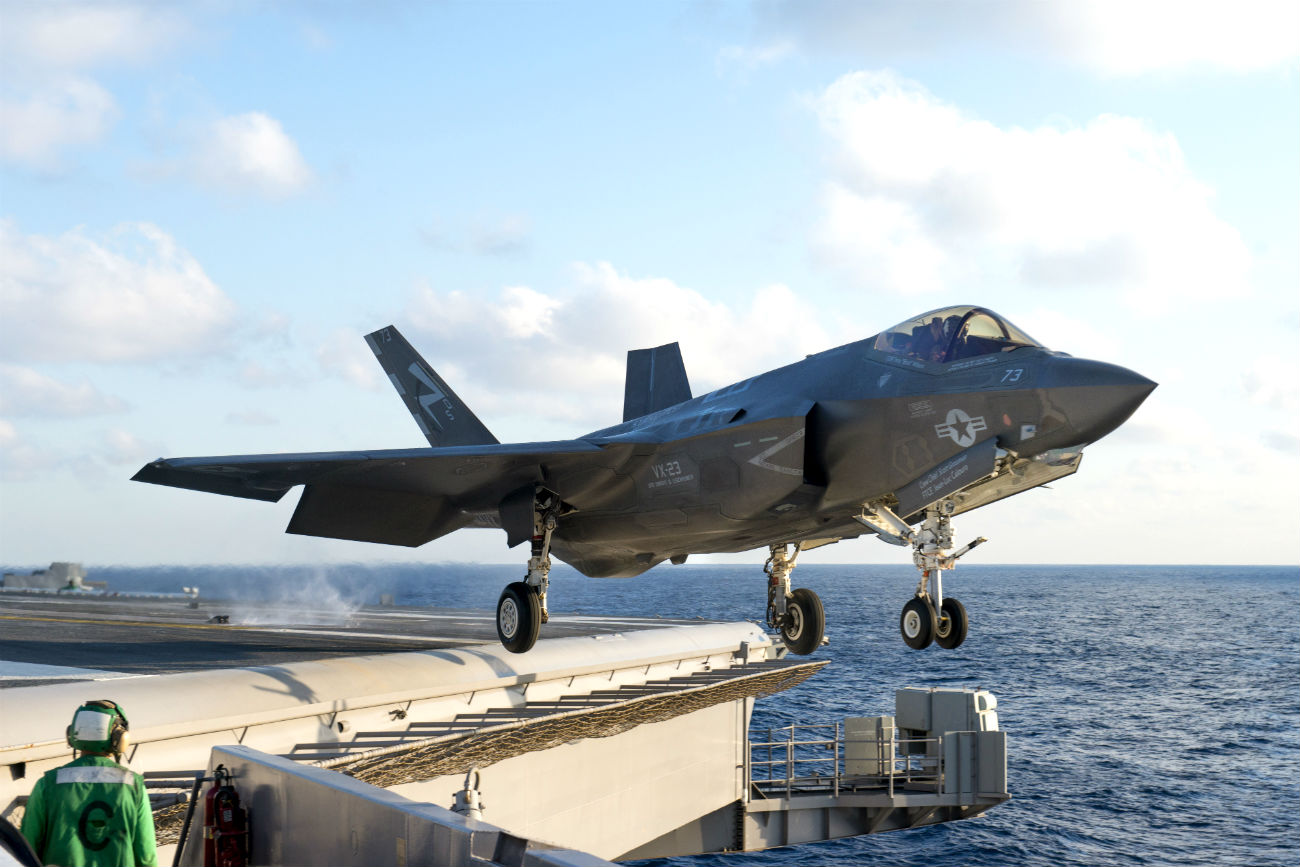 F-35 Takes off Carrier
