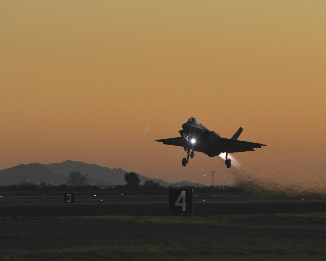 F-35 Images takeoff Dusk