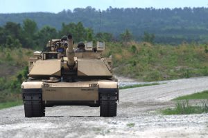M1 Abrams Tank front