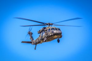 UH-60 Blackhawk in air