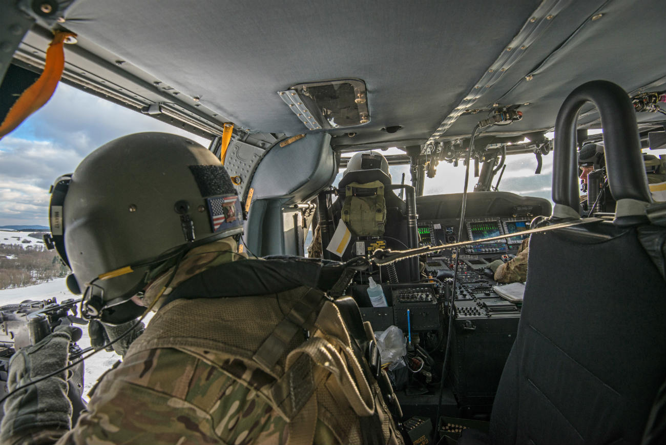 UH-60 Blackhawk interior