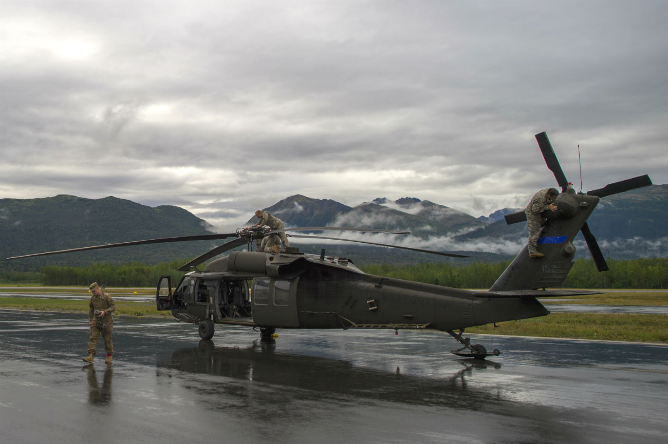 UH-60 Blackhawk rotor checks