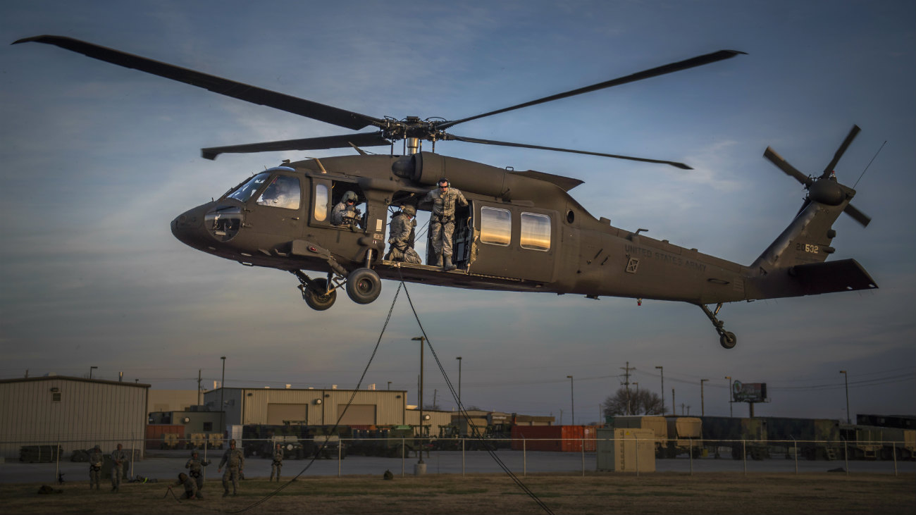 UH-60 Blackhawk training prep