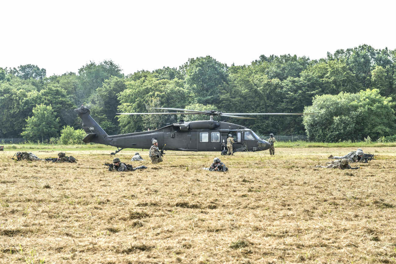 UH-60 blackhawk helicopter security