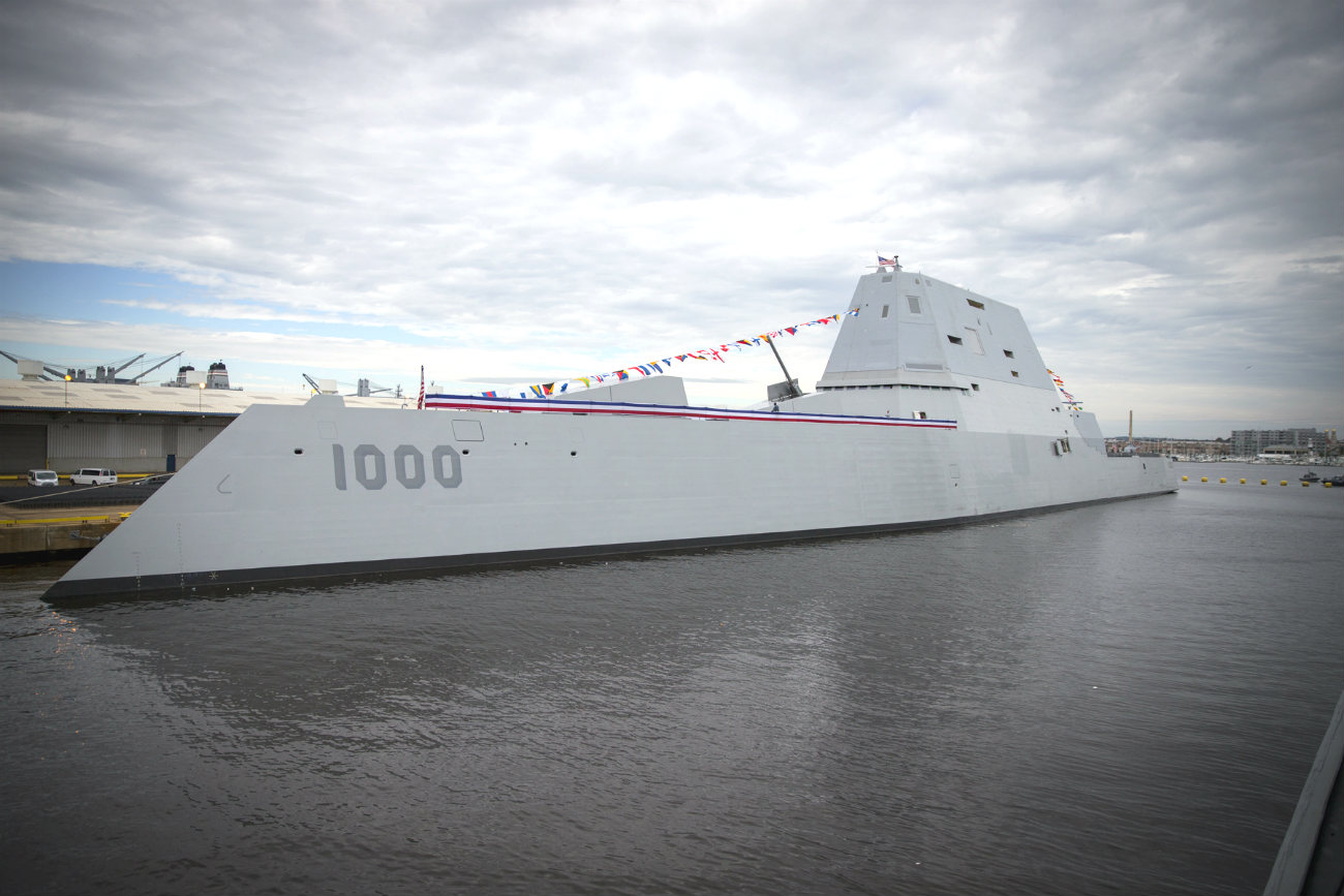 The Uss Zumwalt Ddg 1000 Stealth Destroyer Military Machine