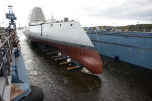 USS Zumwalt Dry Dock