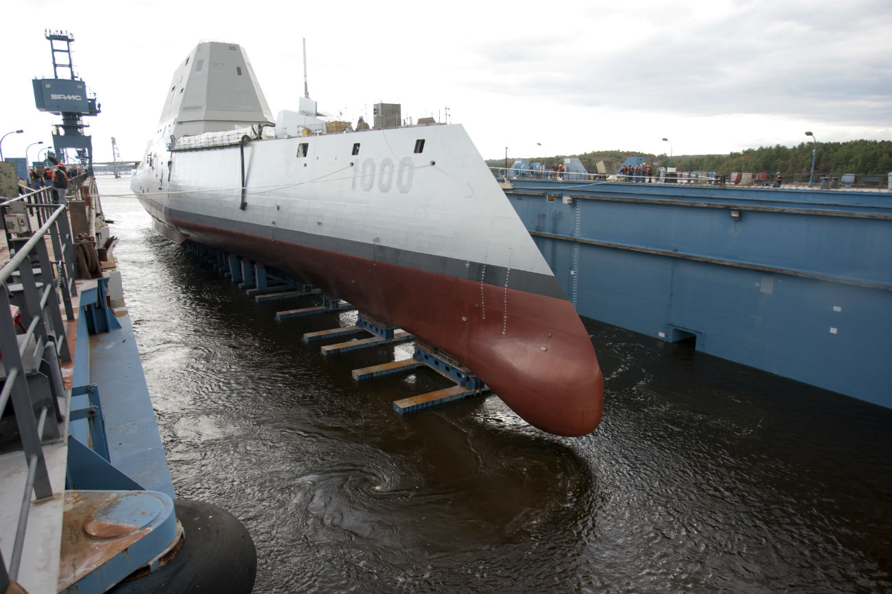 USS Zumwalt Dry Dock