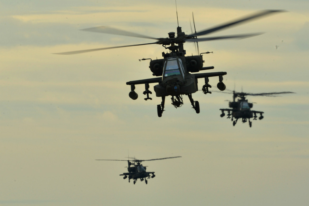 Ah-64 Apache Helicopters
