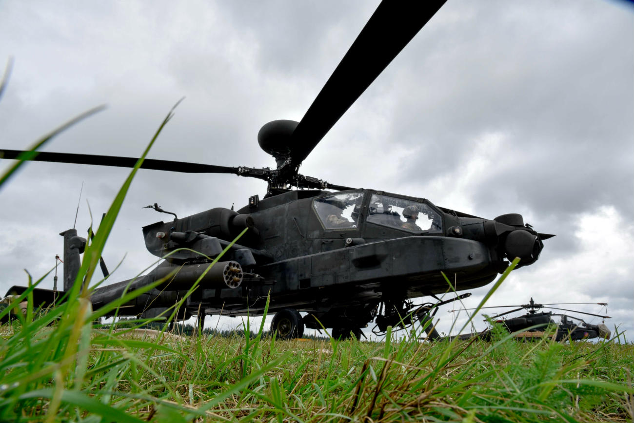 AH-64 Apache Images Helicopter Grounded