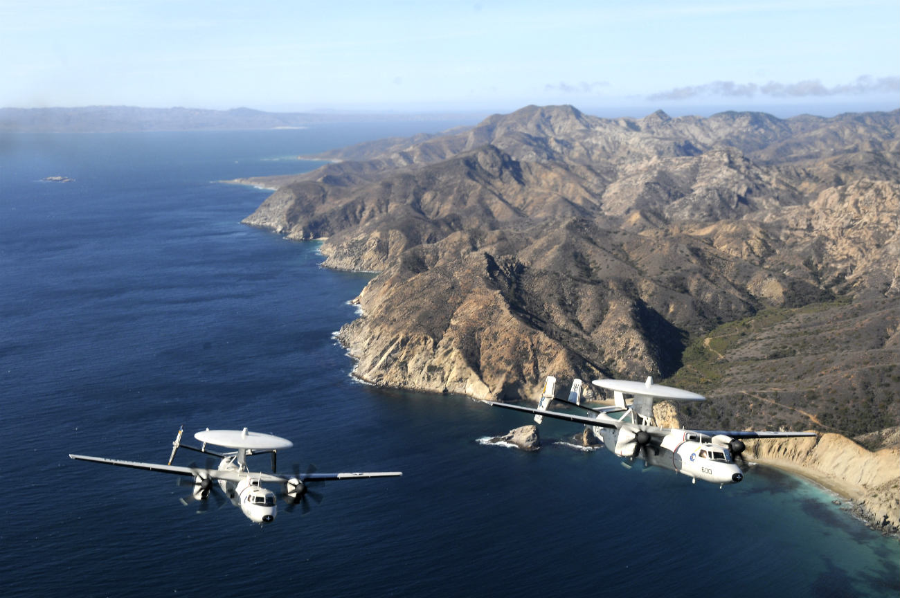 E-2 Hawkeye Images aerial 