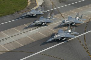 F-15 Eagles Elephant walk