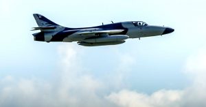 Hawker Hunter in Flight